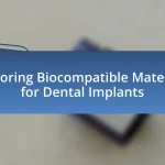Exploring Biocompatible Materials for Dental Implants
