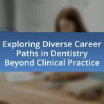 Exploring Diverse Career Paths in Dentistry Beyond Clinical Practice