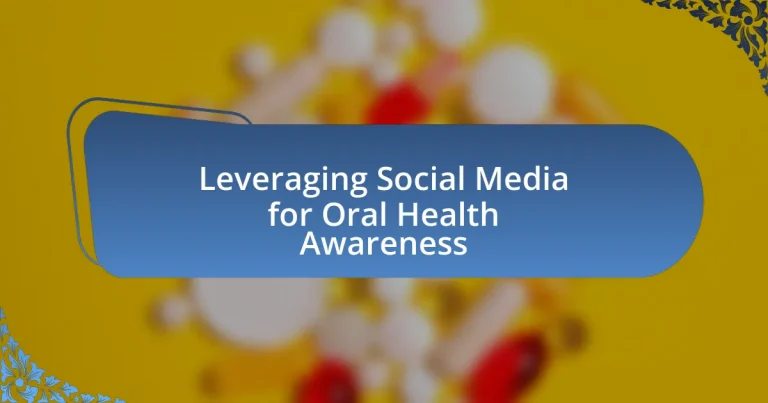 Leveraging Social Media for Oral Health Awareness