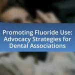 Promoting Fluoride Use: Advocacy Strategies for Dental Associations