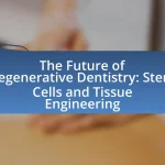 The Future of Regenerative Dentistry: Stem Cells and Tissue Engineering
